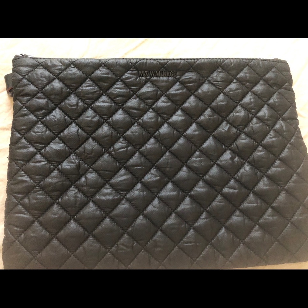 MZ wallace quilted clutch